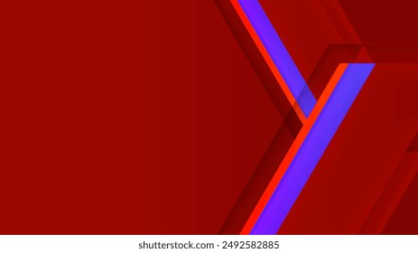 vector business card template with abstract shapes