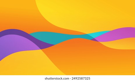 vector business card template with abstract shapes