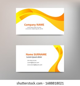 Vector Business card template design