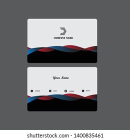 vector business card template for industrial companies