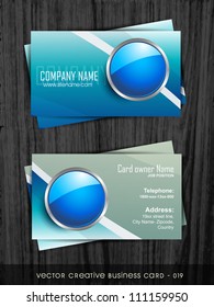 conjunto de plantillas de tarjetas de presentación vectorial