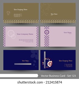 Vector business card template set: Japanese, oriental and Kimono pattern, Japanese food graphic design elements for cards & background (Part 123)