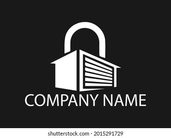 Vector business card template with universal business or building icon logo.