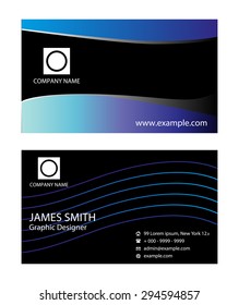 Vector business card templates
