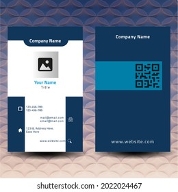 vector business card, vertical business card, design, business card layout
