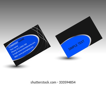 vector Business card.illustration