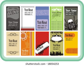 Vector business cards