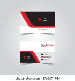 Vector Business cards and Modern and Clean template. simple minimal geometric Business Card layout design 5