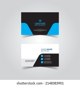 Vector Business cards and Modern and Clean template. simple minimal Business Card layout design 9
