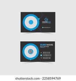 Vector Business cards and Modern and Clean template. simple minimal Business Card layout design 25