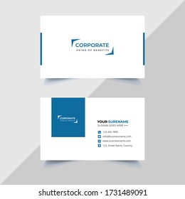 Vector Business cards and Modern Creative and Clean template. simple minimal Business Card layout design.