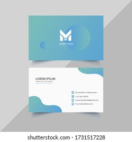 Vector Business cards and Modern Creative and Clean template. simple  minimal Business Card layout design.