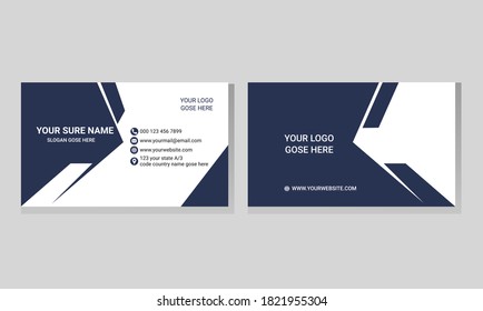 Vector Business cards and Modern Creative and Clean template.