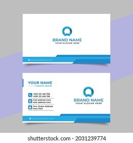 Vector Business cards and Modern Creative and Clean template. simple minimal Business Card layout design.