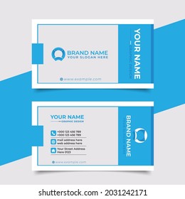 Vector Business cards and Modern Creative and Clean template. simple minimal Business Card layout design.