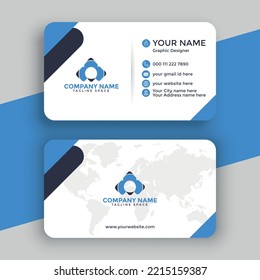 Vector Business cards and Modern Creative and Clean template. simple minimal Business Card layout design 