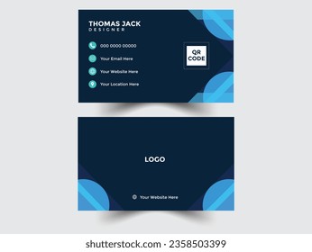 Vector Business cards and Modern Creative and Clean template. Professional Minimalist Outstanding Creative Business Card Template Design.