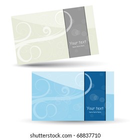 Vector business cards templates
