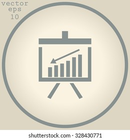 Vector Business  Chart Presentation Icon