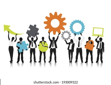 Vector of business communications.