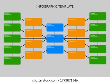 Vector Business Company Position Structure - Vector Template