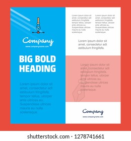 Vector Business Company Poster Template. with place for text and images. vector background