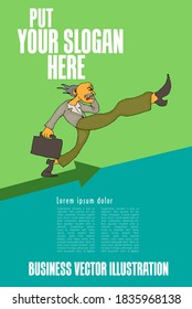 Vector business concept for internet banners, social media banners, headers of websites 