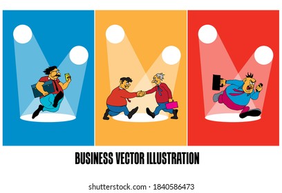 Concepto de negocio de vectores para banners de internet, banners de medios sociales, encabezados de sitios web 