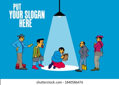 Vector business concept for internet banners, social media banners, headers of websites 
