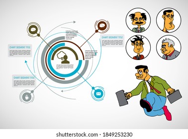 Vector business concept for internet banners, social media banners, headers of websites 