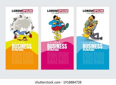 Concepto de negocio de vectores para banners de internet, banners de medios sociales, encabezados de sitios web 