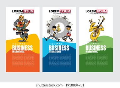 Concepto de negocio de vectores para banners de internet, banners de medios sociales, encabezados de sitios web 