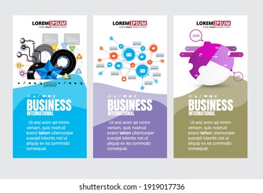 Vector business concept for internet banners, social media banners, headers of websites 