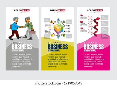 Concepto de negocio de vectores para banners de internet, banners de medios sociales, encabezados de sitios web 