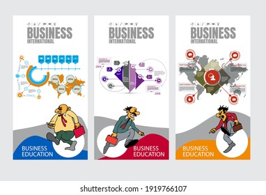 Vector business concept for internet banners, social media banners, headers of websites 