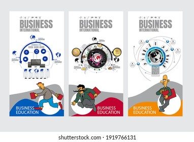 Concepto de negocio de vectores para banners de internet, banners de medios sociales, encabezados de sitios web 