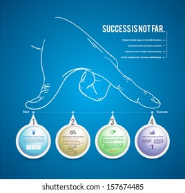 Vector  business concepts with hand drawing / can use for infographic /  modern template / education template 