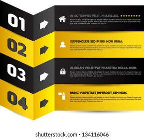 Vector  business concepts with  icons / can use for info-graphic / loop business report or plan / modern template / education template / business brochure /  system diagram