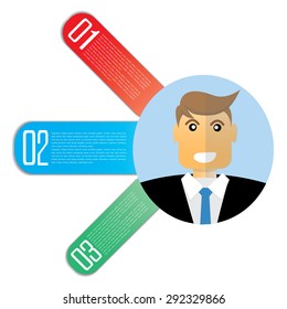 Vector business concepts.Can use for info - graphic,business brochure, system diagram.