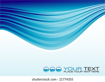 VECTOR tarjeta de empresa o corporativa con gráficos de ondas de concepto