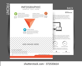 Vector business corporate flyer for marketing purpose, flyer can be used for print and publishing.