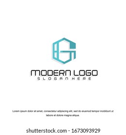 vector Business corporate letter G logo design vector. Simple and clean flat design of letter G logo vector template.