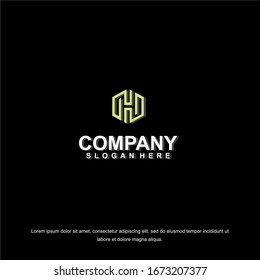 vector Business corporate letter H logo design vector. Simple and clean flat design of letter H logo vector template.