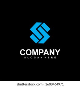 vector Business corporate letter S logo design vector. Simple and clean flat design of letter S logo vector template.