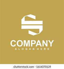 vector Business corporate letter S logo design vector. Simple and clean flat design of letter S logo vector template.