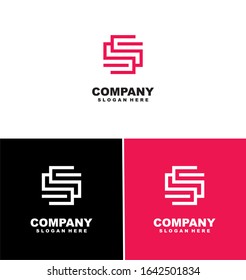 vector Business corporate letter S logo design vector. Simple and clean flat design of letter S logo vector template.