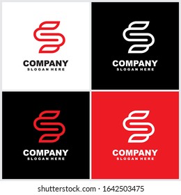 vector Business corporate letter S logo design vector. 