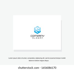 vector Business corporate letter S logo design vector. Simple and clean flat design of letter S logo vector template.