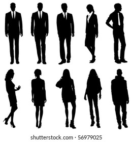 Vector Business/ Fashion Silhouettes