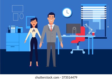 Vector business figures for Motion graphics